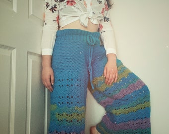 Wild Waves-broek ALLEEN GEHAAKT PATROON