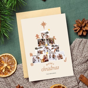 Holiday Photo Card Template,Christmas Photo Cards,Christmas Card Template,DIY Christmas Cards,Canva Christmas Card Template image 2