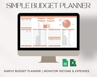 Budget Spreadsheet Googlesheets,Budget Spreadsheet Excel,Simple Budget Planner,Expense Tracker,Monthly Budget Planner,Digital Budget Planner