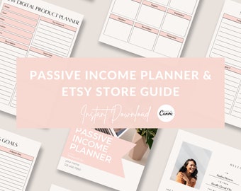 Passive Income Guide,Ebook Passive Income,Passive Income Ideas,How to Sell Digital Products on Etsy,Online Business Planner,Etsy Sell Guide