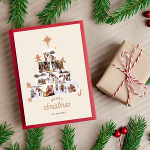 Holiday Photo Card Template,Christmas Photo Cards,Christmas Card Template,DIY Christmas Cards,Canva Christmas Card Template image 4