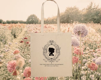 TTPD | Tout est juste dans l'amour et la poésie | Taylor Swift | Fourre-tout | Cadeau fait main | Sac réutilisable | 100 % coton | Sac à bandoulière avec anse longue | Respectueux de l'environnement