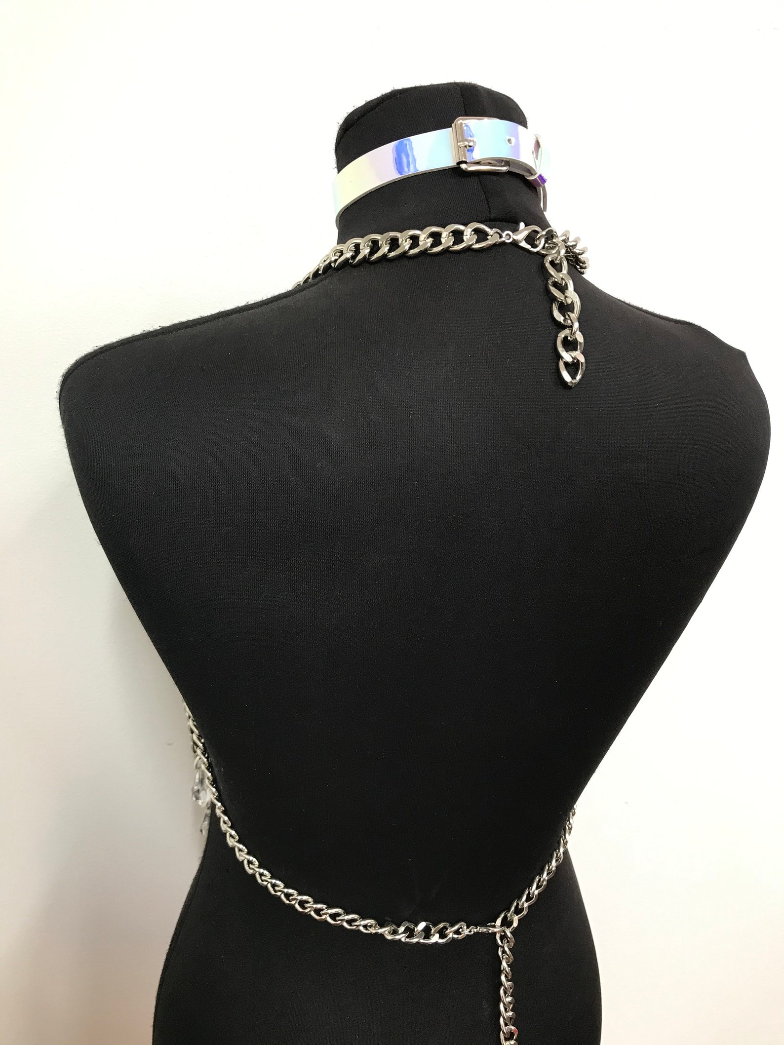 Harness with choker harness festival harness belt harness Etsy