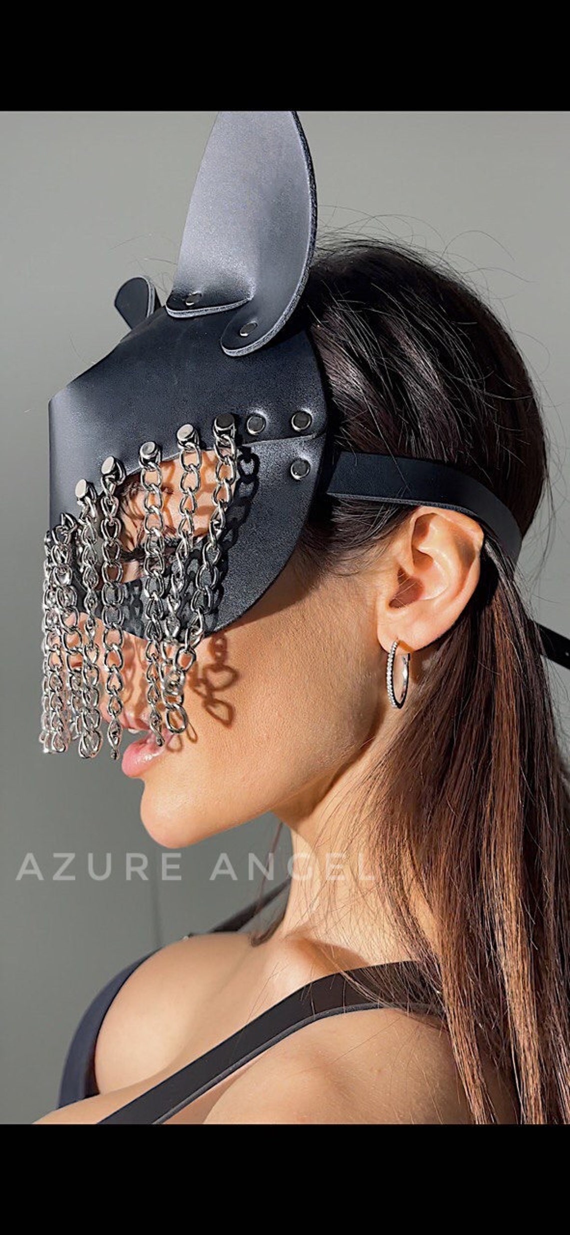 Harness mask Harness festival Harness cat mask harness Etsy