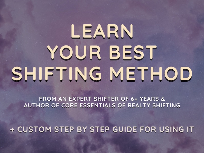 Learn Your Best Shifting Method From an Expert Shifter of 6+ Years - Etsy
