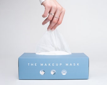 The Makeup Mask Box | Recyclable Makeup Protector | Disposable Garment Protector (25pcs)