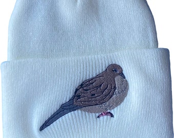 Mourning dove beanie