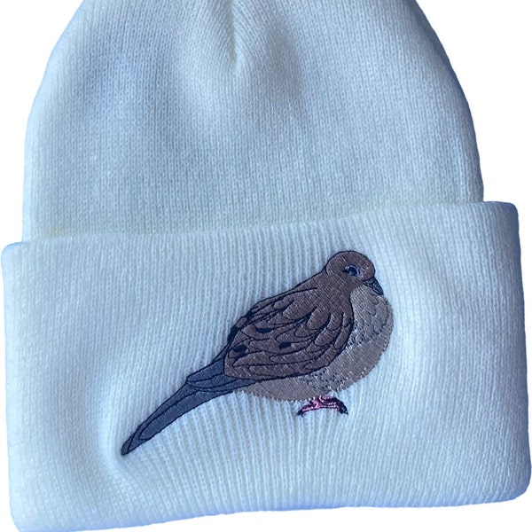 Mourning dove beanie