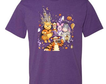 Halloween Pooh friends shirt