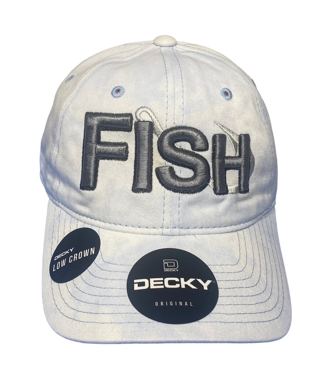 Fish Hat/ Fishing Hook Hat/ 3D Puff Hat Etsy