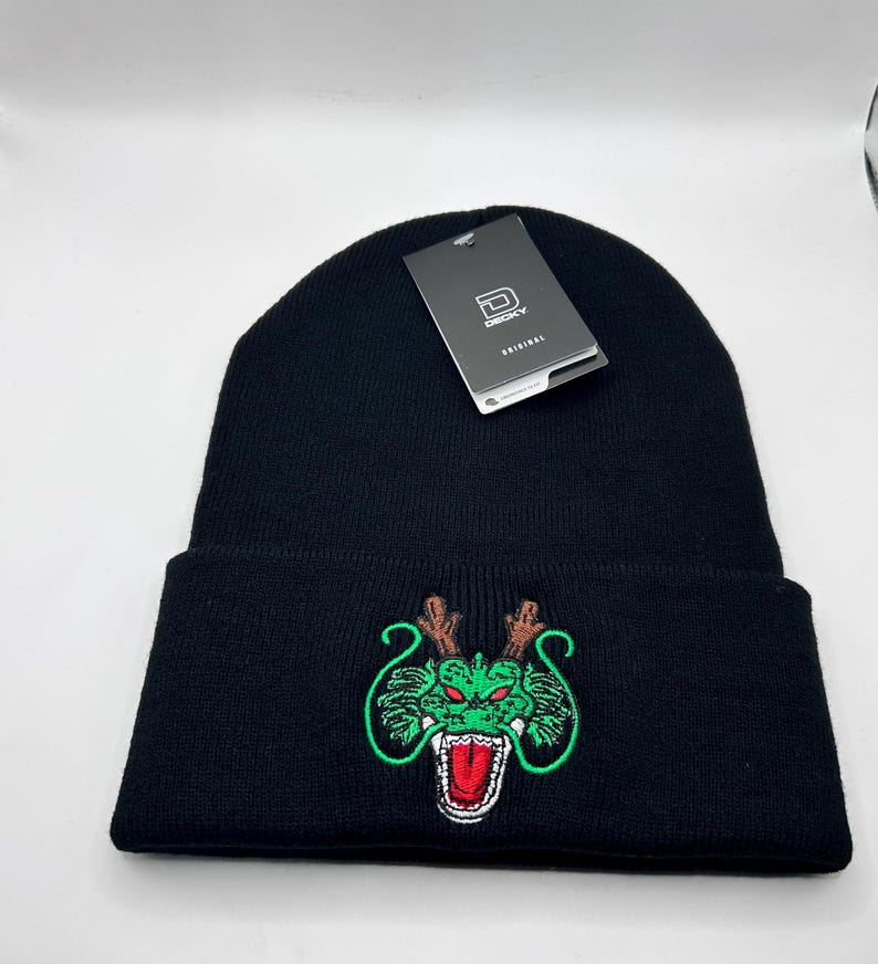 Dragon embroidered beanie image 8