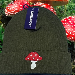 Mushroom beanie