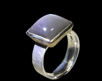 Mondstein Herrenring Unisex Ring