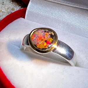 Natural Boulder Opal, German handwork, opalgloria auction