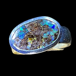 Natural Boulder Opal, German Handmade, Auction