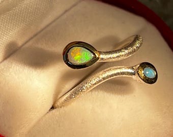 Queensland opalgloria Auktion Ringsspiel in Silber