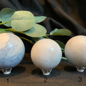 Blue Calcite Spheres