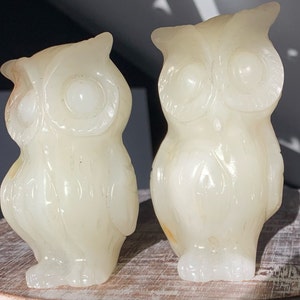 Afghanistan Jade Owl Carvings