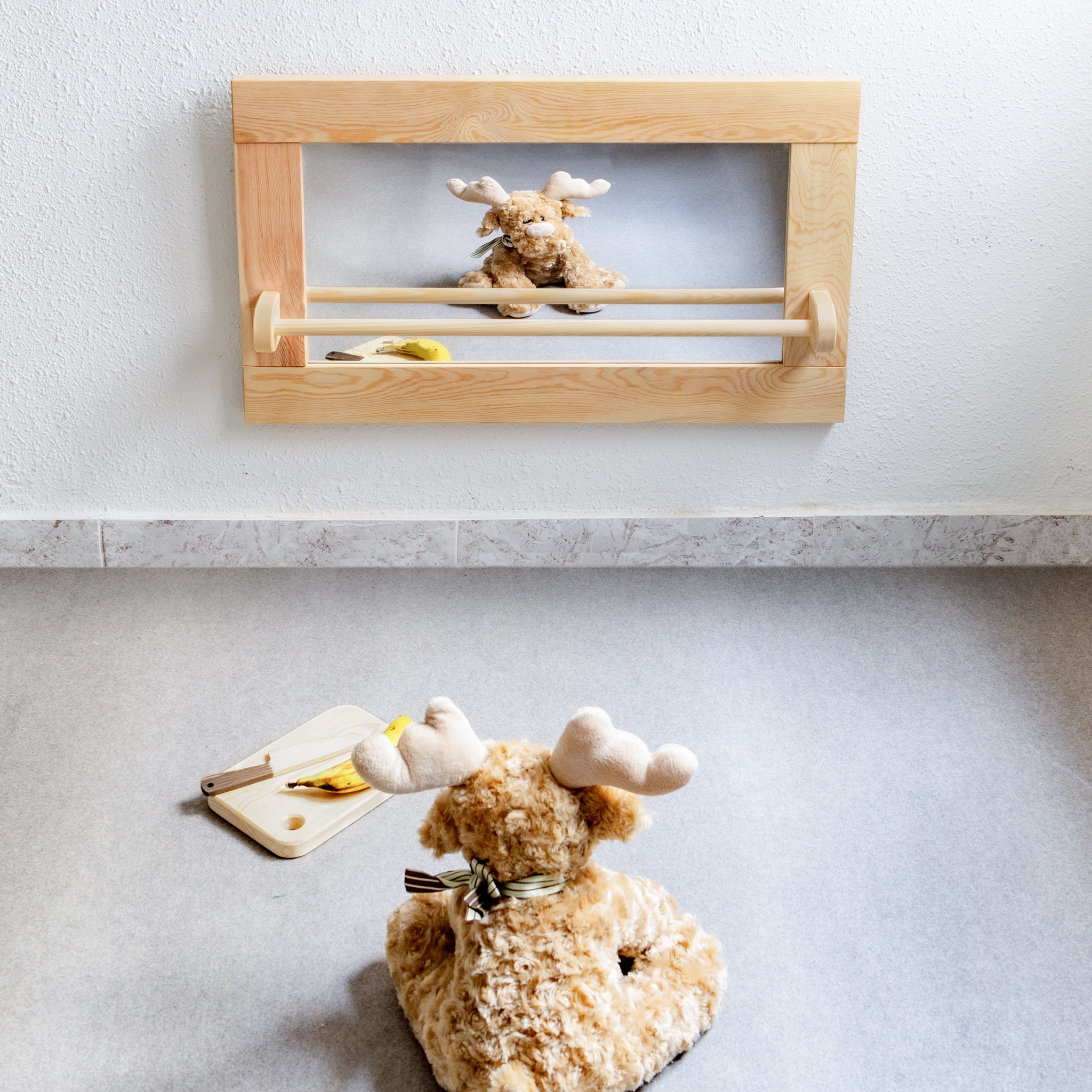 Miroir à main en bois de hêtre - Vie pratique/Plateaux Montessori - Môme  des bois