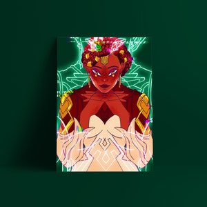 Póster A3 - "Mel Medarda" - Ilustración animada arcana
