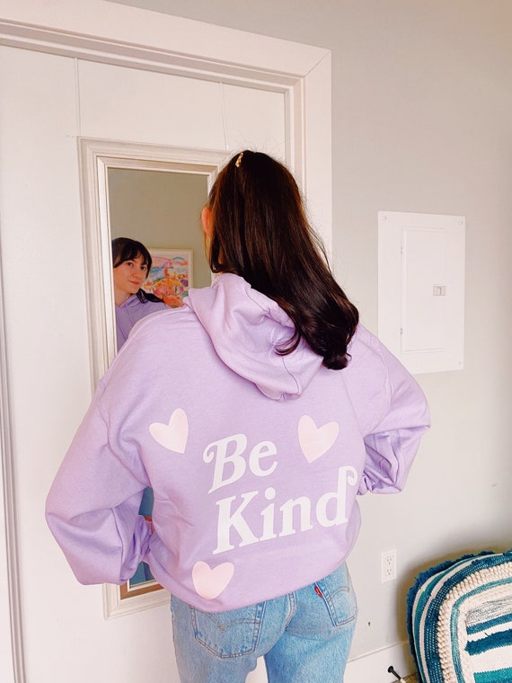 Be Kind Hoodie Cute Hoodies for Women Sweatshirts Gift for Her Aesthetic Trendy Sweatshirt Crewneck Pinterest Christmas Gift for Her Etsy