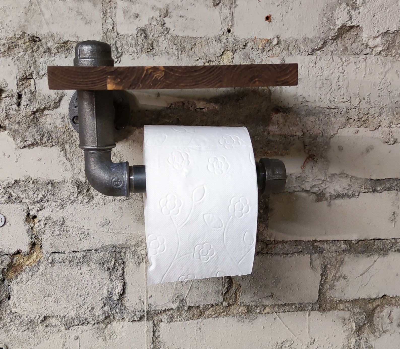 Industrial Toilet Roll Holder 2 Etsy UK