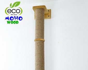 Scratcher for cats in 3 sections, Сat scratching, Cat tree, Cat wall furniture, Cat tower, Cat climbing, Cat supplies, Custom cat gifts