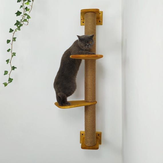 Cat Scratcher 3 Sections Cat Shelves Cat Wall Furniture Cat Scratching Cat Tree Cat Tower Cat Climbing Cat Supplies Custom Cat Gifts Etsy