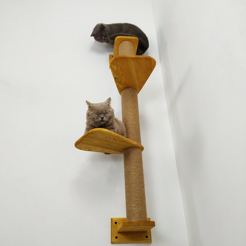Stock in USA, Scratcher cat 3 sections, cat shelves, Cat wall furniture, Cat scratching, Cat tree, Cat tower, Cat climbing, Cat supplies image 5
