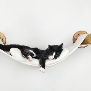 Wall mount cat hammock, Cat hammock bed, Wall mounted cat bed, Cozy cat bed, Perfect Cat wall furniture, Cat wall hammock