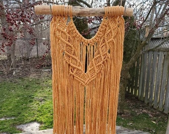 Mustard Macrame Wall Hanging