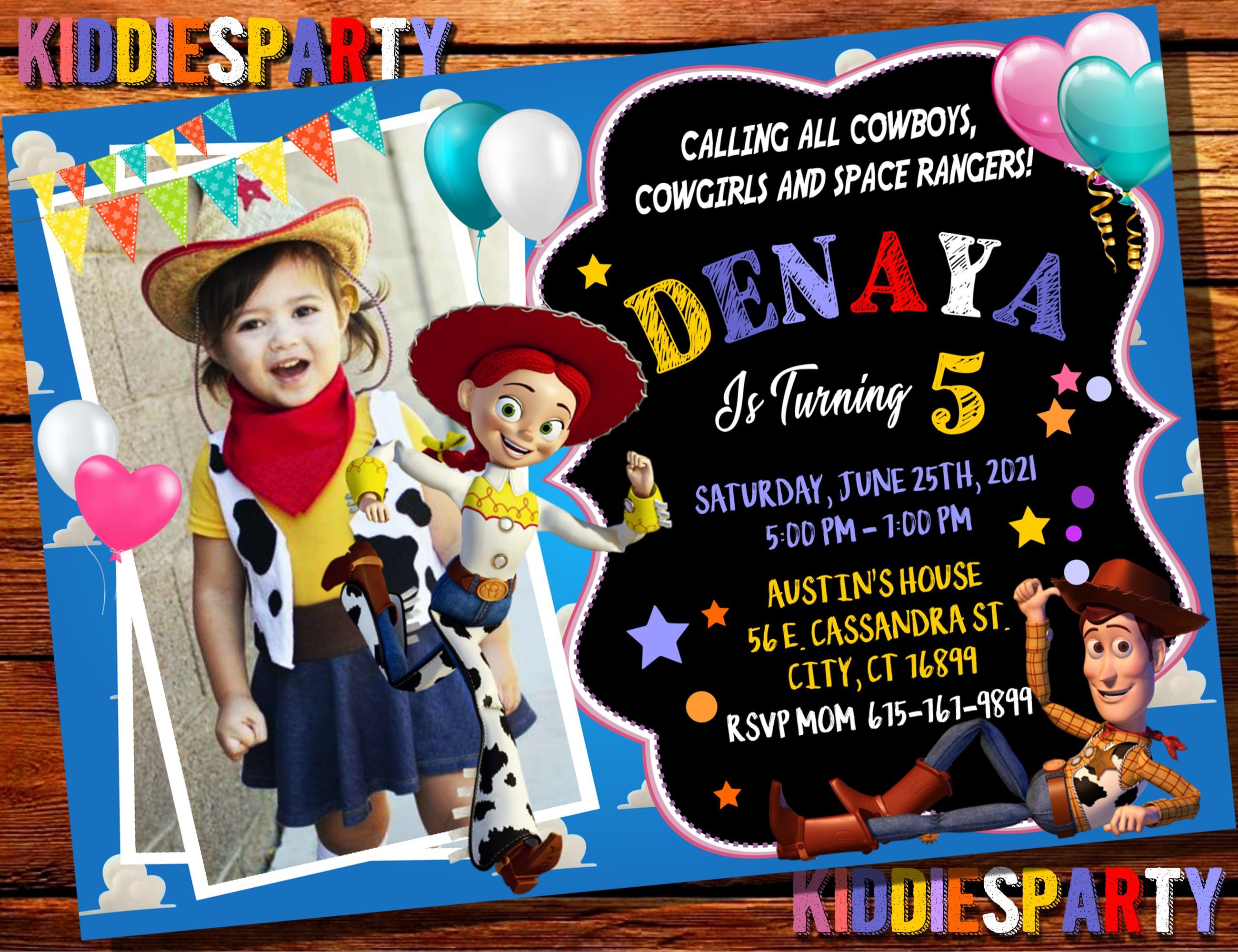 Toy Story Invitation With Photo Toy Story Birthday Toy Story Printable Toy Story Personalize Toy Story Digital File 5