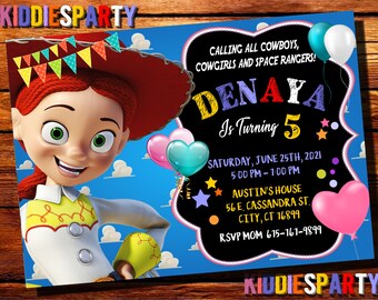 Toy Story Invitation, Toy Story Birthday, Toy Story Printable, Toy Story Personalize, Toy Story Digital File 3