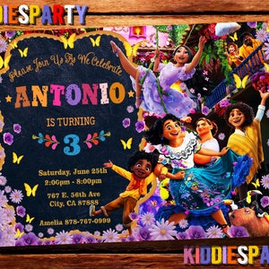 Encanto Birthday Invitation, Encanto Invitation, Encanto Birthday, Isabel Encanto, Mirabel Encanto, Encanto Invites