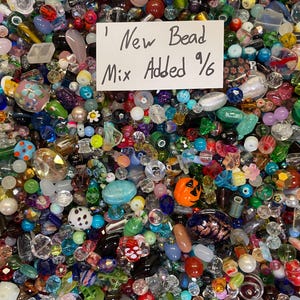 200~* Piece Glass Assorted Loose Beads **7oz+**Bulk Mixed Lot #1 Craft Jewelry!!