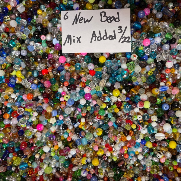 200g~* Small Glass Assorted Loose Beads**7oz+**Bulk Mixed Lot #6 Craft Jewelry!!!~ 1-6mm!!!