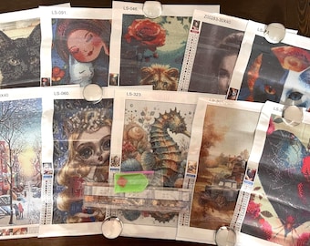 You Choose #9 ~Diamond Art Painting Kits~ 30x40 ~Full Drill Round Diamonds! DIY craft!!!