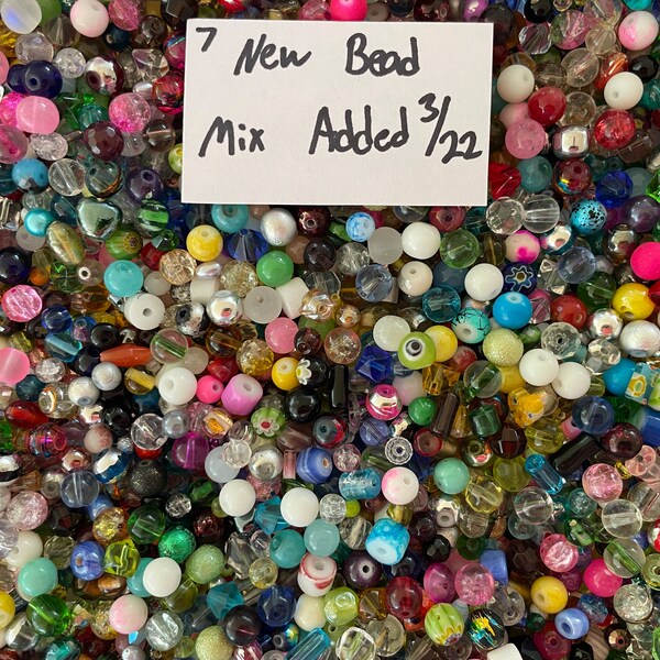 200g~* Small Glass Loose Beads*7oz+ *Bulk Mixed Lot #7 Craft Jewelry~ 1-8mm!!!!!!!