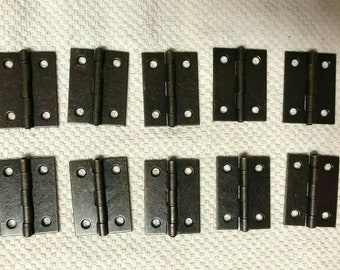 ONWARD Copper Hinge Set Of 2 VINTAGE Hardware NOS Hammered Strap Hinge With Screw Original Package