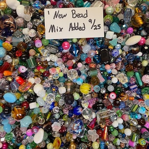 200~* Piece Glass Assorted Loose Beads **7oz+**Bulk Mixed Lot #1 Craft Jewelry!!
