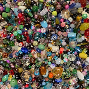 200~* Piece Glass Assorted Loose Beads **7oz+**Bulk Mixed Lot #2 Craft Jewelry!! image 7