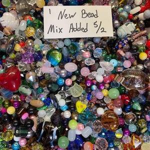 200~* Piezas de cuentas de vidrio sueltas surtidas **7 oz+** Lote mixto a granel #1 ¡¡¡Joyería artesanal!!!