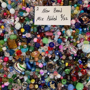 200~* Piece Glass Assorted Loose Beads **7oz+**Bulk Mixed Lot #2 Craft Jewelry!!