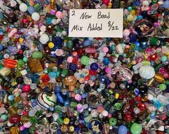 200~* Piece Glass Assorted Loose Beads **7oz+**Bulk Mixed Lot #2 Craft Jewelry!!