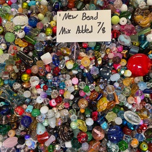 Lot de 200 perles de verre assorties en vrac **7 oz+** pour la création de bijoux artisanaux #1 !