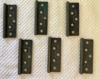 Non-mortise Hinges!! ~New~ Antique Copper - 2-1/2" (6) Hinges W/ screws!!!!