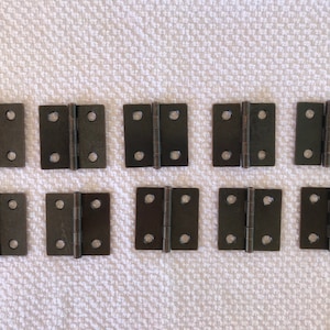 Antique Copper Butt Hinge!! ~New~ (10) Hinges- 1-1/2&quot; x 1-1/2&quot; W/ matching screws!!!