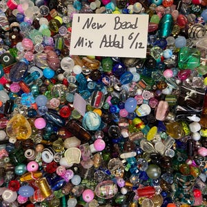 Czech Glass Beads Half-Pound Assorted Glass Beads (4-18mm