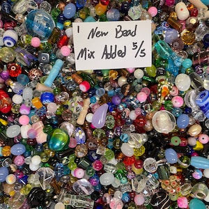 200~* Piece Glass Assorted Loose Beads **7oz+**Bulk Mixed Lot #1 Craft Jewelry!!