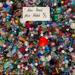 200~* Piece Glass Assorted Loose Beads **7oz+**Bulk Mixed Lot #1 Craft Jewelry!!